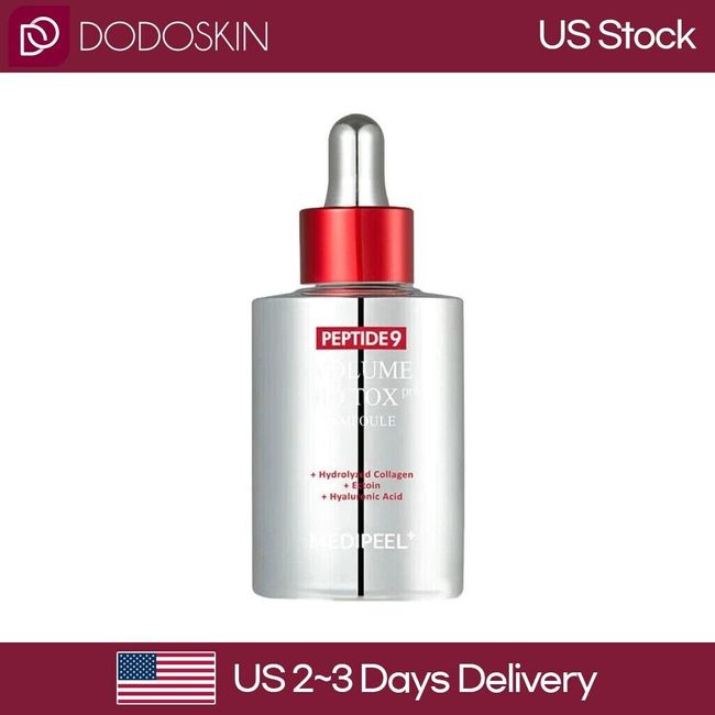 US SELLER MEDI-PEEL Peptide 9 Volume Bio Tox Ampoule Pro 100ml NEW VERSION