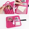 At First AF8201 Plain Dot Makeup Brush Case, Black