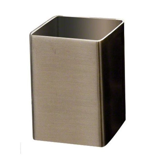 American Metalcraft SSPT5 Stainless Steel Square Sugar Cube Holder, 2" Sq., Satin Finish,Silver