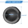 VekAuto Car Push Start Button Cover, Engine Button Cover Universal for Car Stylish ABS 4.1cm White