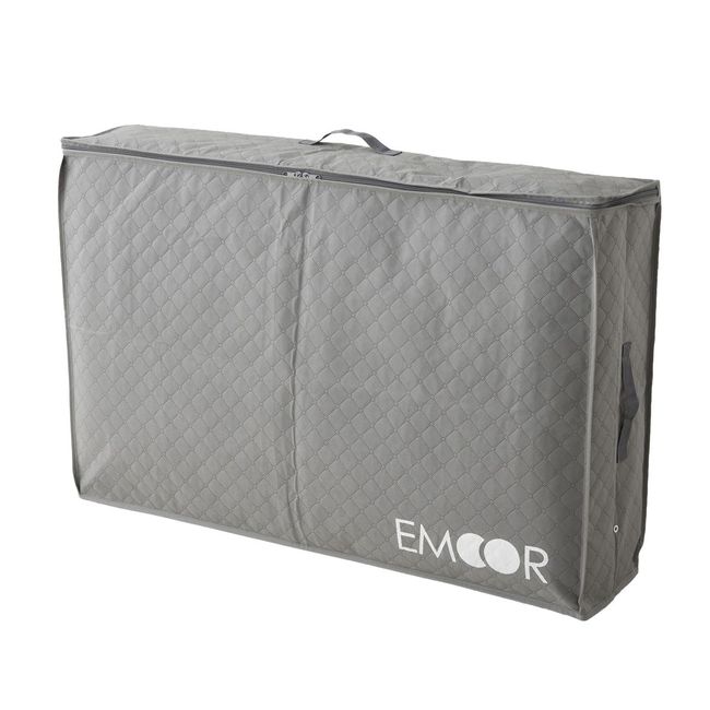 Emur Storage Case with Bamboo Charcoal for Futons, Single Size, Includes Handle, Deodorizing, Moisture Control, 3-Layer Non-Woven Fabric