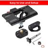 Metal Concealed Hinge Jig with Quick Clamp and Dust Vacuum Adapter Concealed Doo