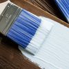 Bates 4 Pack Wood Handle Professional Wall Paint Brush Set - Trim & Sash Brushes