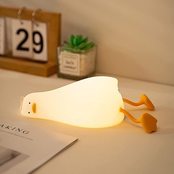 MUID Benson Lying Flat Duck Night Light, LED Squishy