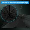 Car Retractable Windshield Sun Shade Umbrella UV Protection For Center Console