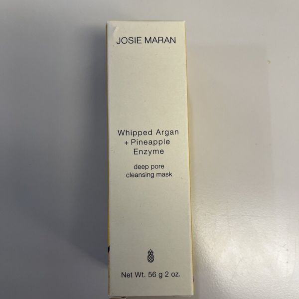 Josie Maran Whipped Argan & Pineapple Deep Pore Cleansing Mask 2 oz New/Sealed