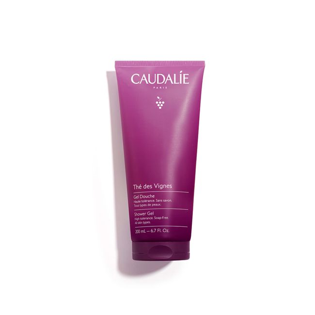 Caudalie The des Vignes Body Wash, Hydrating and Moisturizing Shower Gel, Suitable for Sensitive Skin, 6.7 Ounce